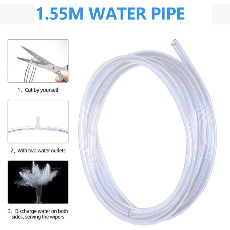 Wadoy Universal Windshield Washer Pump Reservoir Kit 99300 Fluid Reservoir