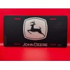 John Deere Black Laser Engraved John Deere License Plate