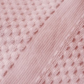 kingrest 2 Pack 100% Cotton Towels, Cotains 2 Bath Towels 27" x 55", Larger & Lightwight, Highly Absorbent Quick Drying Super Soft Towels,Perfect for Bathroom (Blush)