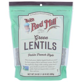 Bob's Red Mill Petite French Green Lentils, 24 Oz