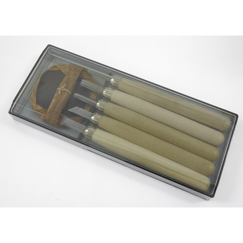 ギンポー 彫刻刀 やくも 5本入り CT-Y5F