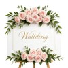 Yigeitopli 10Pcs Pink Artificial Silk Roses with Stems for Decor