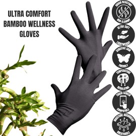 POSHTHREAD Warm, Soft Bamboo Gloves, Touchscreen, Thin Thermal Gloves, Glove Liners for Eczema, Lightweight, Breathable, for Men and Women, Cycling and Everyday Wear (Velvet Coco, Medium)