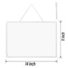 Double Sided White Board Dry Erase 11" x 14", White