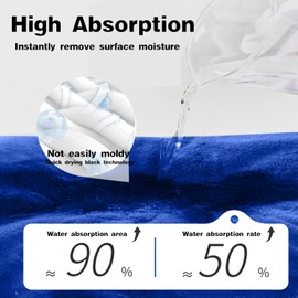 renFIL Mens Shower Wrap Towel,Bath Towels for Men,Swimming Beach Mens Towel Wrap Wearable Towel Soft Adjustable Shower Towels Gym Bath Wrap with Snap Closure (royal blue, Short)