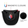 Tskcvy Putter Cover Headcover Mallet Putter Cover Magnetic Club Protective