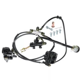 Unbranded Hydraulic Foot Brake Caliper Assembly for Four Wheeler ATV UTV Quad Buggy GoKart