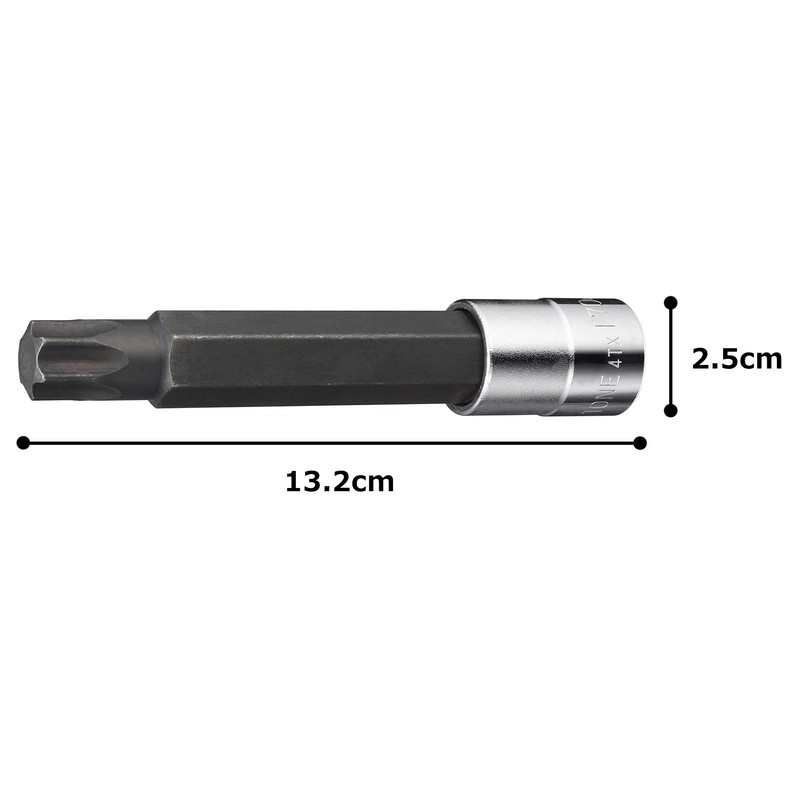 Tone 4TX-T70L Long Torx Socket, Strong Type, 1/2-inch (12.7 mm)