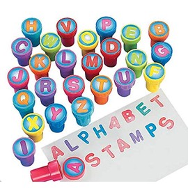 Alphabet Stamps (26Pc) - 26 Pieces - Educational And Learning Activities For Kids