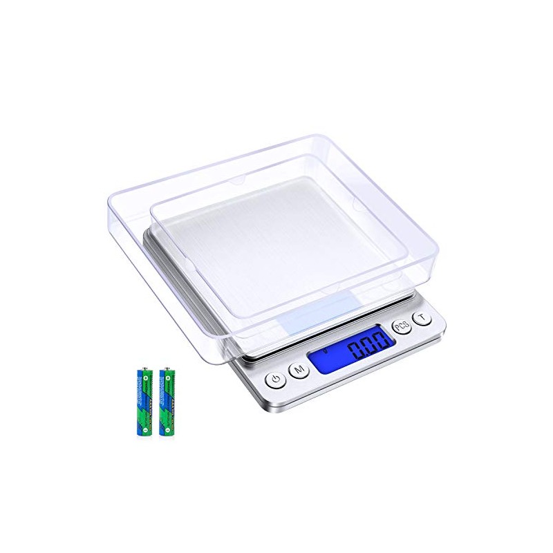 Diyife Balanza de Cocina 500g/0.01g, Escala de Alta Precisión/Báscula Digital/Báscula