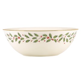 Lenox 830141 Holiday Serving Bowl, Christmas Hosting