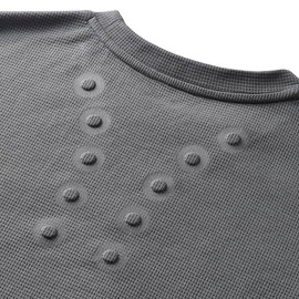 [コラントッテ] 半袖 RESNO MAGNE リカバリーウェア DRY ショートスリーブ レスノ 磁気ウェア 磁気パジャマ 男性 女性 メンズ レディース (チャコール, L)