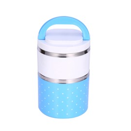 Keep Warm Food Lunch, Thermal Food Container, Dubble Layer Food Container Thermal Lunch Box 2 Layer Stainless Steel Insulation Thermo Thermal Lunch Box Food Container Hot