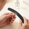 12PCS Black Banana Curved Double Sided Strip Grit Nail File