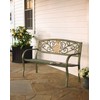 Evergreen Weatherproof Pineapple Outdoor Bench | Holds Up to 300
