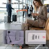Apelila 20 Inch 40L Carry On Luggage, Hardside Suitcase with