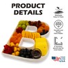 CO3DPRINT 10" Reusable Plastic Box Form Tray Display for Treats,