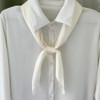 Silk Head Scarf for Women Satin Neck Scarves Square Solid