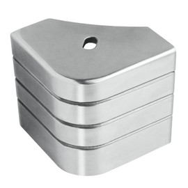 Vanshly Crest Style Corner Cap Casting Pontoon Aluminum Deck Corner # Crest PA