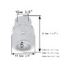 RIVERWELD TIG Quartz Nozzle Clear Glass Cup 53N60 6# 3/8"