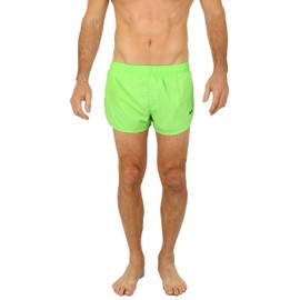 UZZI Men's Basic Running Shorts Swimwear Trunks 1830 Neon Green M
