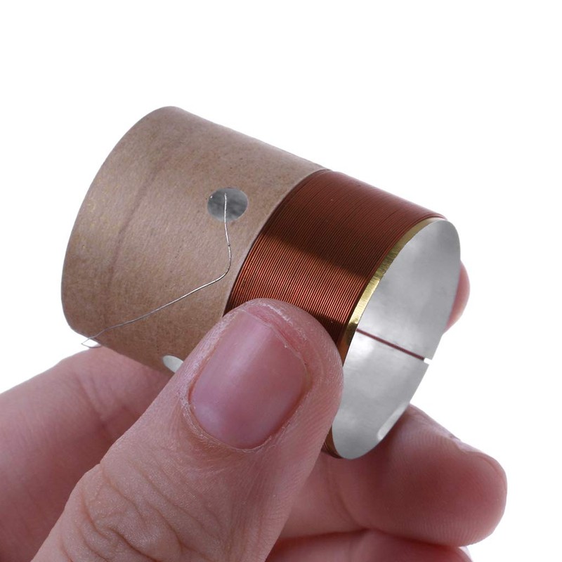 Xuniu 25.5mm 8 Ohm Core Round Brass Wire Woofer Voice