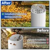Boltigen PVC Termination Mesh Screen Vent Covers, Stainless Steel Gutter