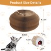 PETSWEET 1Pack Magic Organ Cat Scratcher Cardboard, Foldable Kitty Kurlz