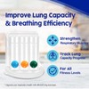 Breathing Exercise Device for Lungs, Incentive Spirometer Lung Exerciser Device