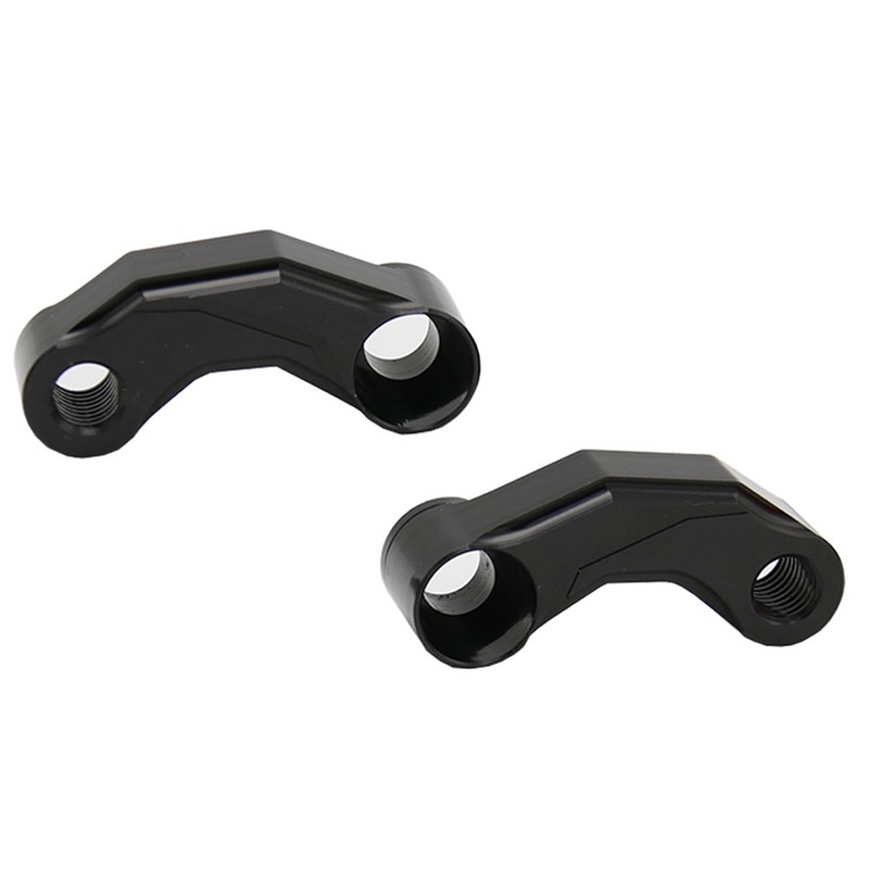 Motorcycle Mirror Riser Extender Adaptor Handlebar Mount Mirror Riser Extenders