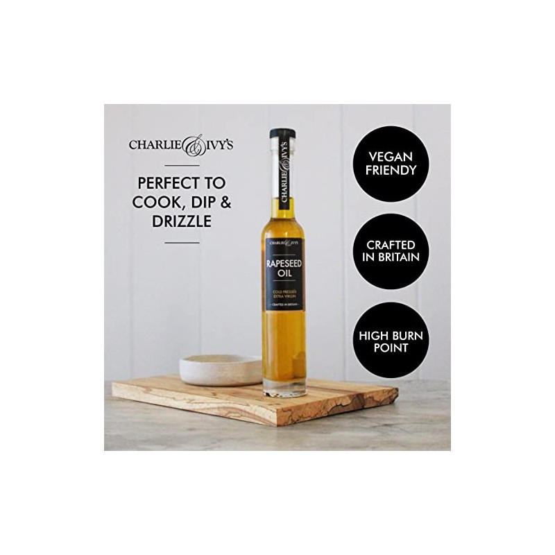Charlie & Ivy's - Cold Pressed Rapeseed Oil, 200ml