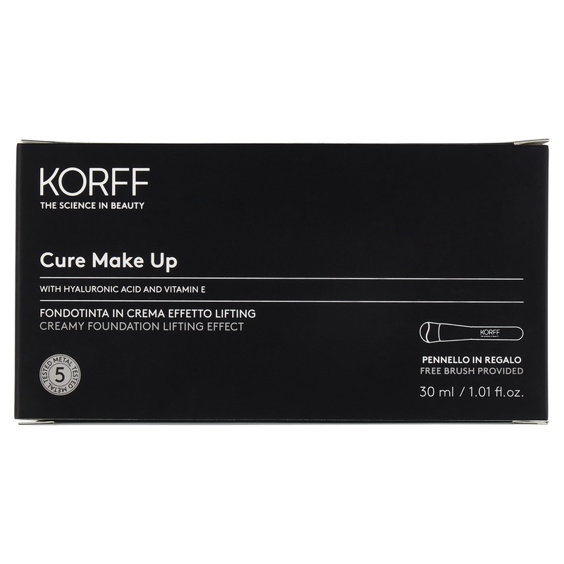 Korff Foundation Cream with Lifting Effect, Medium Coverage with Hyaluronic