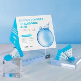 Farm Stay Baking Powder Hyaluronic Pore Scrub 7gX25 / 팜스테이 베이킹파우더 히아루론 포어 스크럽 7gX25개