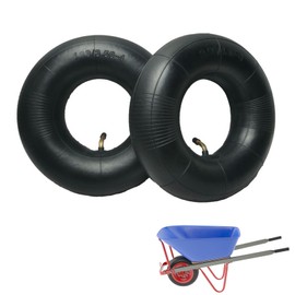 Pack of 2 4.10/3.50-4 inch inner tube tyres, wheelbarrow hose, tyre inner tube replacement, hose for wheelbarrows, replacement hose valve tyre hose for wheelbarrows, lawnmowers