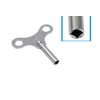 TAURISH Nickel Plated Solid Brass Made Key for Clock Winding