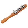 XDrum TS-1 Tambourine Stick - Wooden Jingles - 6 Pairs