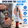 Electric Wine Opener with Foil Cutter LED Light and Dual