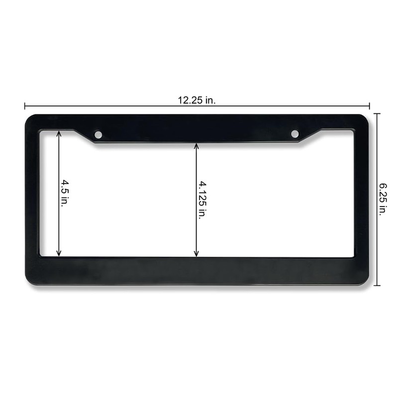 Christian License Plate Frame with Bible Verse Scripture Sayings (1