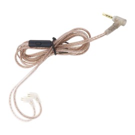 Create idea B-Pin 3.5mm Earphone Replacement Cable with Microphone Compatible with KZ ZST/ZSR/ED12/ES3/ES4/ZS10/AS06 Stereo Headphone Cable