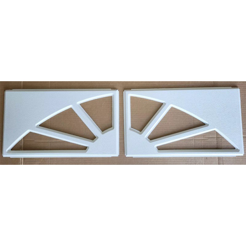 Clopay Ideal Holmes HOLMES Garage Doors WHITE SUNSET 501 Window