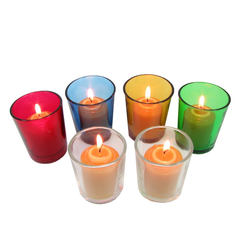 Beeswax Candle Works, 10-Hour Votives (Pack of 6) 100% USA