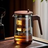 Glass Teapot With Wood Handle - Color: 750ML