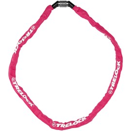 Trelock BC 115/110/4 CHAIN Unisex Adult Lock, Pink