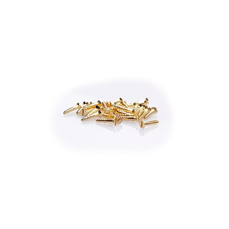 Pack of 100 Mini Wood Screws DIN 97 (Countersunk Head