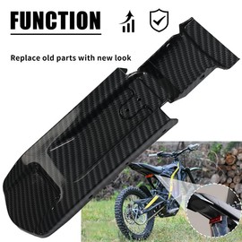 Surron Rear Fender Inner Plate Upgraded for Seyway Sur-Ron Light Bee X and S Mudguards Protector Base Protective Plastic Dirt Bike Rear Fender Mud Flap