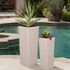 Christopher Knight Home Jorine Patio Wicker Planters Set of 2,
