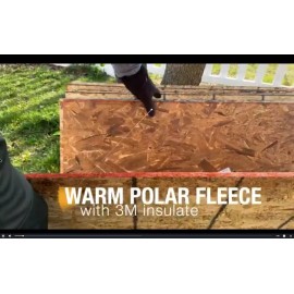 SKYDEERE Winter Gloves w/Premium Genuine Deerskin Suede Leather & Windproof Polar Fleece