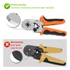 VCELINK GJ709 Crimper Plier, 0.25-6mm²/AWG23-10, Self-Adjustable Ratchat Wire Crimping Tool,