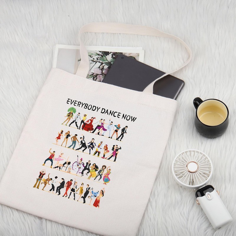 PLITI Dancer Gifts Dance Tote Bag Dancing Lover Gift Dance