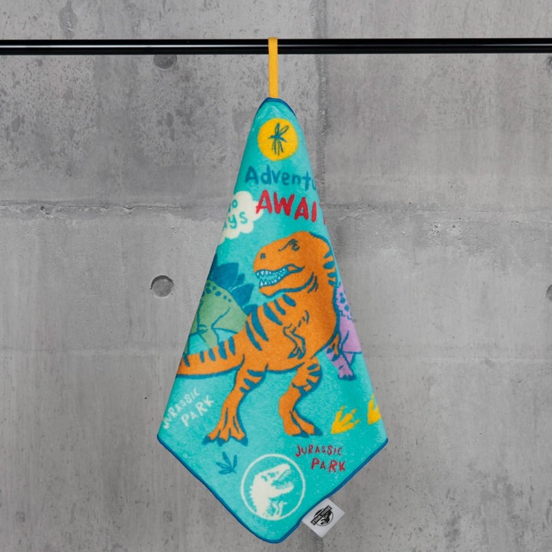 Marushin 4985004300 Loop Towel, Jurassic World, Dino Days, Character, Kindergarten,